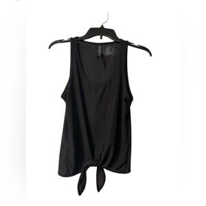 Promesa Black Tie-Front Tank Top